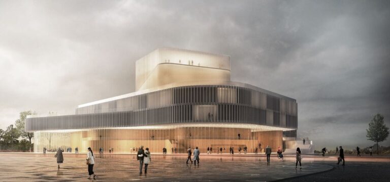 Spatenstich für das neue Rostocker Volkstheater mit Schwesig