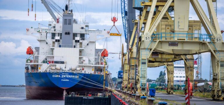 Eine Million Tonnen weniger Umschlag im Überseehafen Rostock
