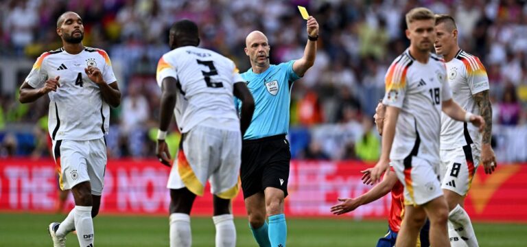 EM-Regel gilt in Deutschland: DFB verbietet zehn von elf Fußballern ab sofort das Meckern