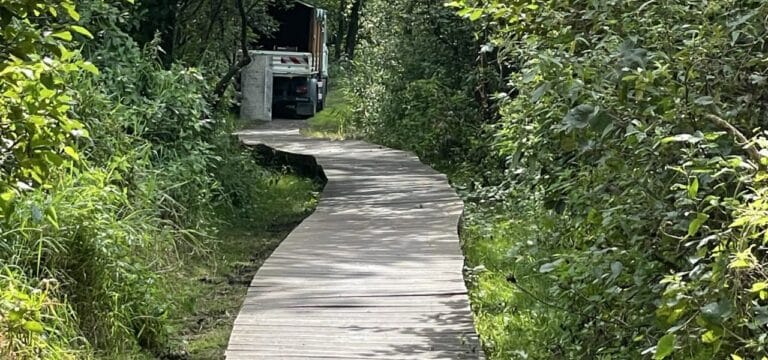 Wismar: Steg am Mühlenteich ist wieder passierbar