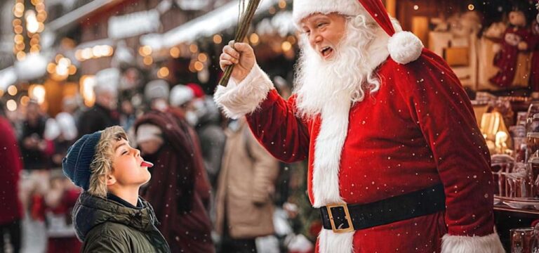 Stralsund: Weihnachtsmann bestreitet Ruten-Schlag ins Gesicht