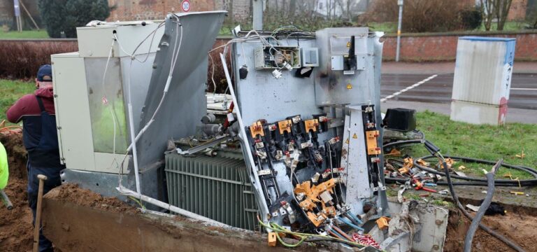 Stromausfall nach Unfall an Umspannstation in Satow