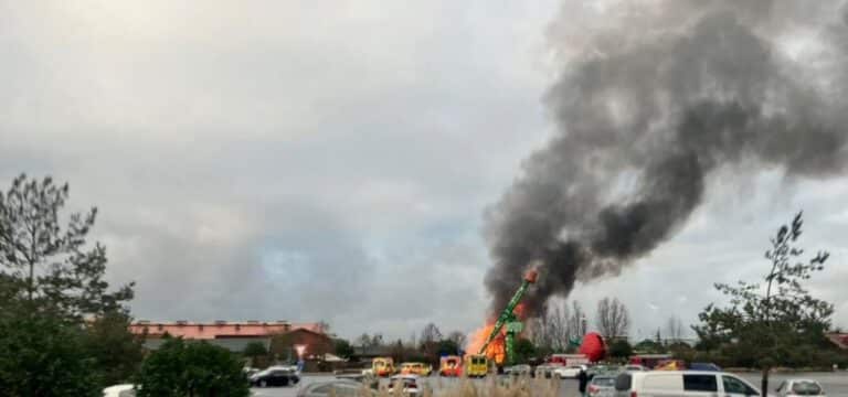 Technischer Defekt führte zu Feuer in „Karls Erlebnis-Dorf“