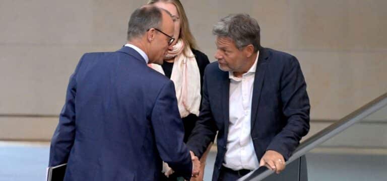 „Auch Gedanken wuschelig“Merz nennt Habeck einen „Wuschelbären“