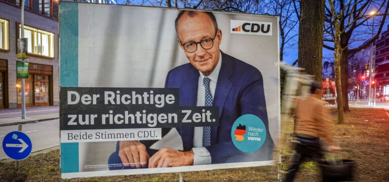 Sollte Union die Wahl gewinnen: Merz peilt bis Ostern neue Regierung an