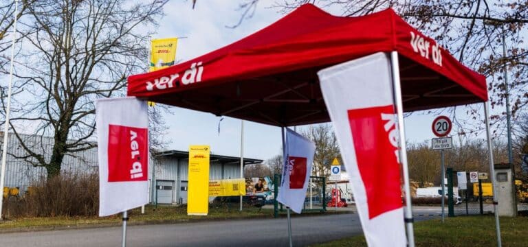 Verdi: 460.000 Briefe und 25.000 Pakete blieben liegen