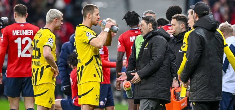 „Sehr, sehr wichtiges Zeichen: „BVB-Spiel in Lille nach acht Minuten aus gutem Grund unterbrochen