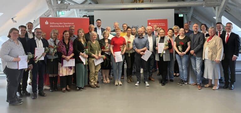 Breite Unterstützung durch die Stiftung der Sparkasse Mecklenburg-Nordwest