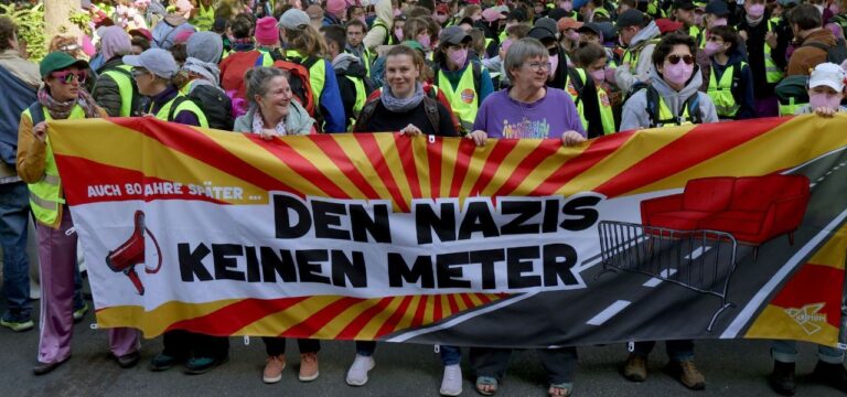 Hunderte protestieren gegen rechten Aufmarsch in Demmin