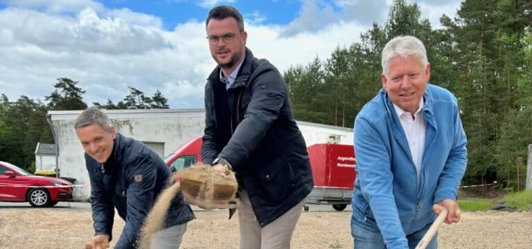 Spatenstich für den Ersatzneubau des GTZ in Warin