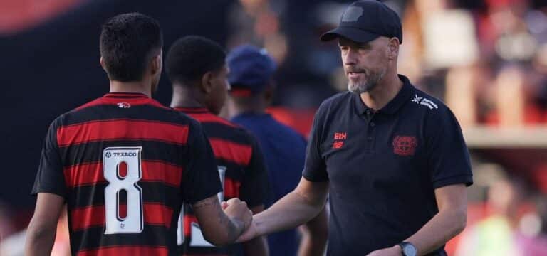 Bei ten Hags Debüt: Bayer Leverkusen bekommt tüchtig einen auf die Mütze