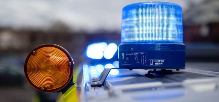 Witterungsbedingte Verkehrsunfälle auf der A14