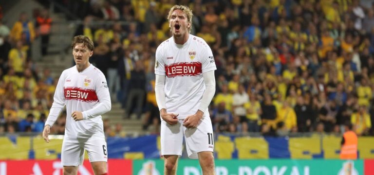 Vogelwilde DFB-Pokalschlacht: Titelverteidiger VfB Stuttgart entgeht Blamage