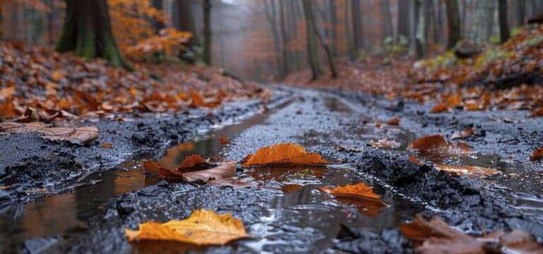 Trübes Herbstwetter mit Sprühregen und milden Temperaturen