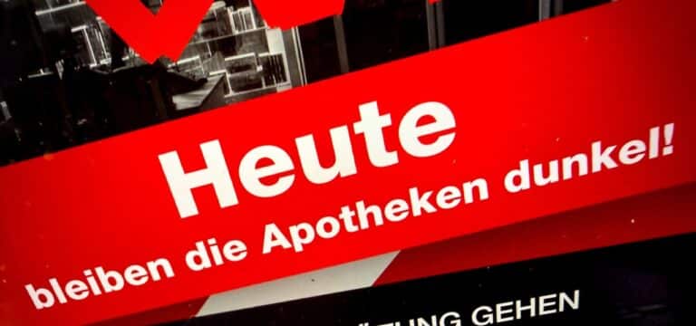 Apotheken protestieren heute mit bundesweitem „Versorgungsblackout“ als Motto