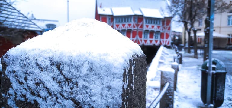 Silvester-Wetter in Wismar: Zwischen Schneegriesel und milder Meeresluft