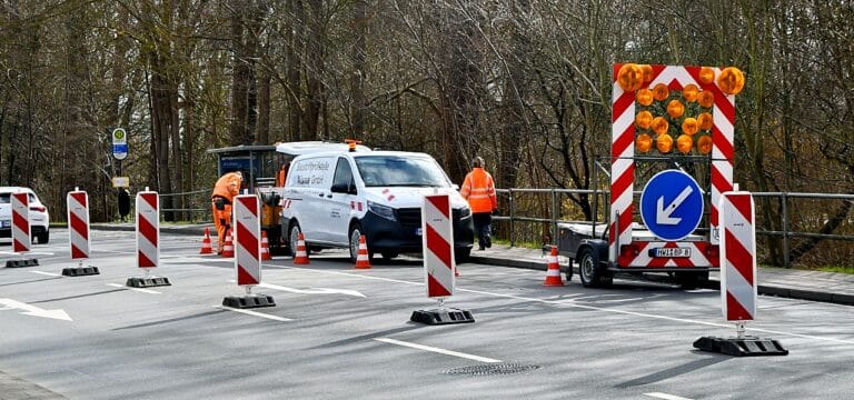 Achtung: Heute Einschränkungen wegen Baugrunduntersuchungen an der Lübschen Straße