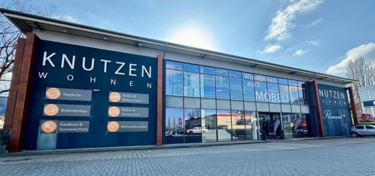 Neues Knutzen‑Einrichtungshaus an der Westtangente eröffnet im Mai