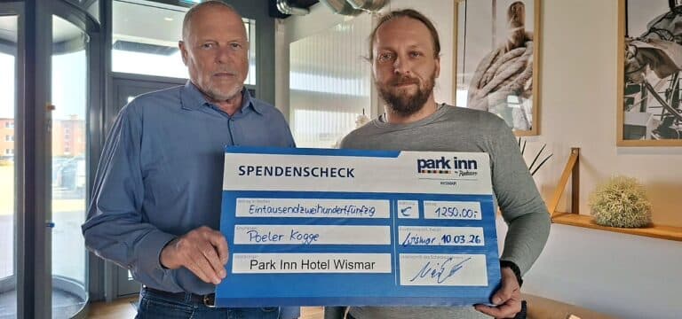 Afterworkparty im Park Inn: 1.250 Euro für die „Poeler Kogge“