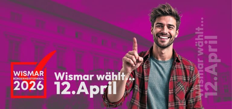 Start der Kandidatenvorstellung: Acht Menschen wollen Wismars Bürgermeister werden