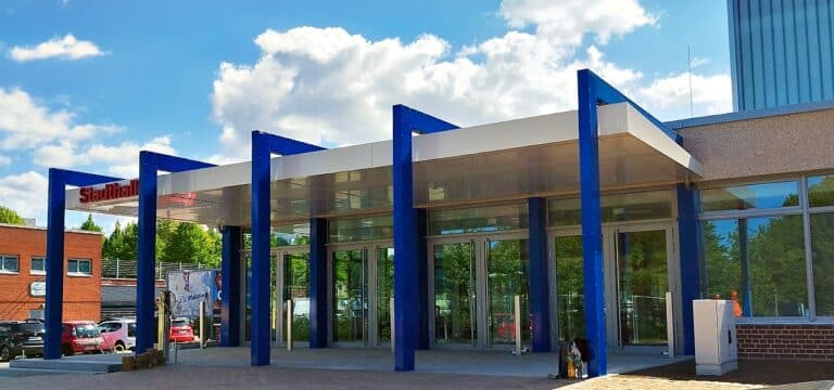 Nach langer Bauzeit: Stadthalle in Wismar heute feierlich eingeweiht