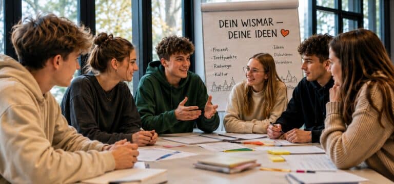 Jugendaustausch im Wismarer Rathaus: „Dein Wismar – Deine Ideen“ am Samstag