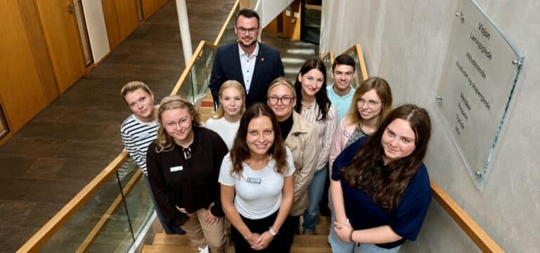Neue Auszubildende und Studierende starten beim Landkreis Nordwestmecklenburg