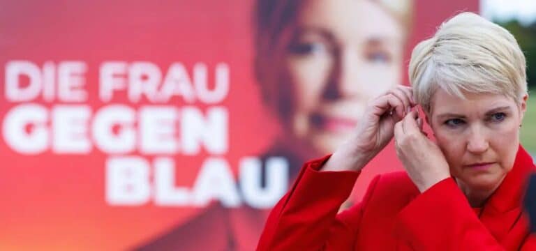 Schwesig wirbt im Wahlkampf jetzt als „Frau gegen Blau“