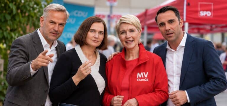 Wahllokale in M-V geöffnet: Wismar präsentiert Ergebnisse am Abend öffentlich im Rathaus